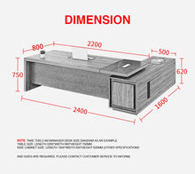 Load image into Gallery viewer, LinearScape L-Shaped Office Desk - Mr Nanyang