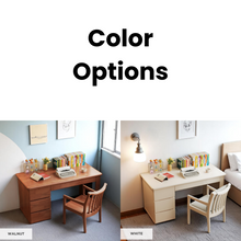 Load image into Gallery viewer, Modern Solid Wood StudyTable with 3-Drawer - Mr Nanyang