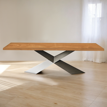 Load image into Gallery viewer, Nexus X Solid Wood Table - Mr Nanyang