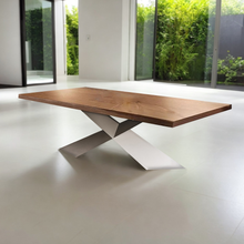 Load image into Gallery viewer, Nexus X Solid Wood Table - Mr Nanyang