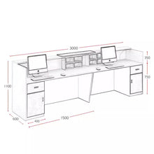 Load image into Gallery viewer, InlayElite Office Reception Desk - Mr Nanyang
