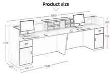 Load image into Gallery viewer, InlayElite Office Reception Desk - Mr Nanyang