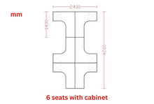 Load image into Gallery viewer, CrossLink Desk Set or Workstations - Mr Nanyang
