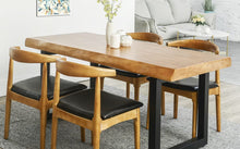 Load image into Gallery viewer, Solid Wood Dining Table with Live Edge - Mr Nanyang