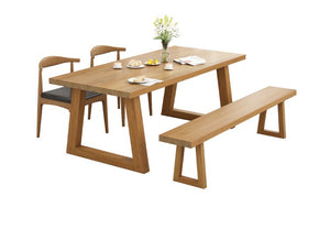 Retro Solid Wood Table - Mr Nanyang