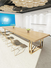 Load image into Gallery viewer, Solid Wood Long Dining Table|Conference Table - Mr Nanyang