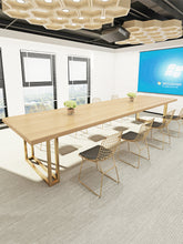 Load image into Gallery viewer, Solid Wood Long Dining Table|Conference Table - Mr Nanyang