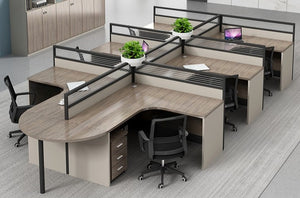 Sleek Office Desk Sets or Workstations - Mr Nanyang