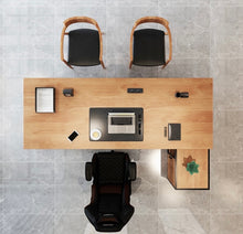 Load image into Gallery viewer, Solid Wood Office Desk, Office Table, Manager Desk - Mr Nanyang