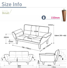 Load image into Gallery viewer, LeisureMax Reclining Couch Sofa - Mr Nanyang