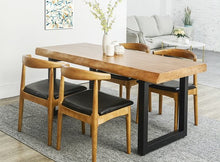 Load image into Gallery viewer, Solid Wood Dining Table with Live Edge - Mr Nanyang