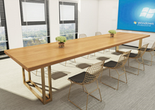 Load image into Gallery viewer, Solid Wood Long Dining Table|Conference Table - Mr Nanyang