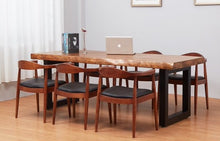 Load image into Gallery viewer, Solid Wood Dining Table with Live Edge - Mr Nanyang