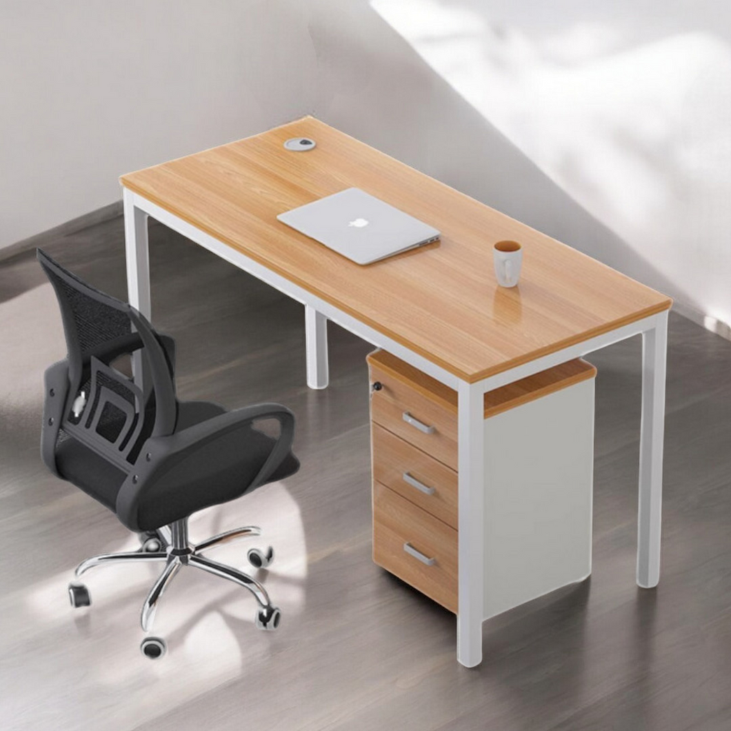 Minimalist Office Desk Set or Workstation - Mr Nanyang