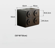 Load image into Gallery viewer, Carmen Spiral Modular Sideboard –Stackable Solid Wood Storage Cabinet