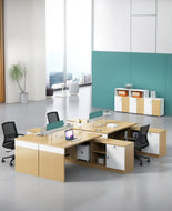 Flexiform L-Shape Office Desk System - Mr Nanyang