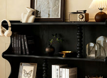 Load image into Gallery viewer, Solid Wood Bookcase Singapore – Vintage French 4-Tier Open Display Shelf