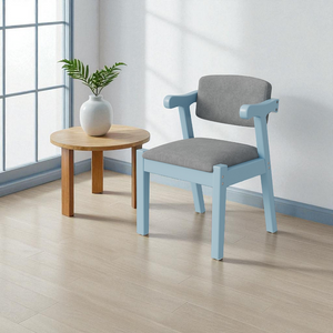 Z-Cushion Rubberwood Chair