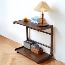 Load image into Gallery viewer, Beechwood Mobile Side Table for Bed - Mr Nanyang