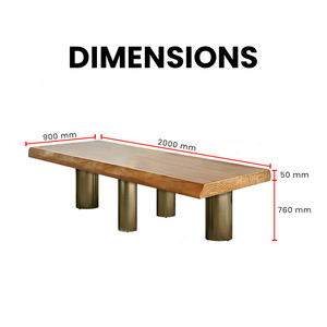 Goldenwood Fusion Wooden Dining Table - Mr Nanyang