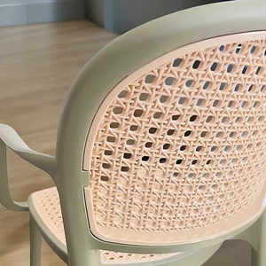 SleekSynth Plastic Rattan Armchair - Mr Nanyang