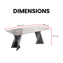 Load image into Gallery viewer, Helix Luxe Dining Table - Mr Nanyang