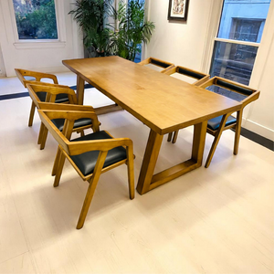 Retro Solid Wood Table - Mr Nanyang