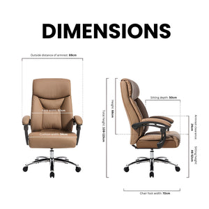 Carmello Executive High-Back Office Chair - Mr Nanyang