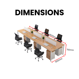 Minimalist Office Desk Set or Workstation - Mr Nanyang