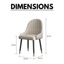 Load image into Gallery viewer, GeoLuxe Modernist Dining Chair - Mr Nanyang
