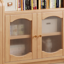 Load image into Gallery viewer, Modular Wood Bookshelf - 3-Piece Glass Door System - Mr Nanyang