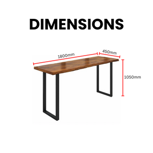 Solid Wood Bar Table: Bar Stool - Mr Nanyang