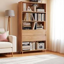 Load image into Gallery viewer, Modular Solid Wood Bookcase &amp; Bookshelf Collection - Mr Nanyang