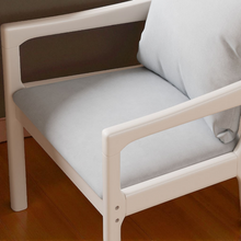 Load image into Gallery viewer, Lexington Premium Ergonomic Rubber Wood Chair with Cotton Linen Cushions