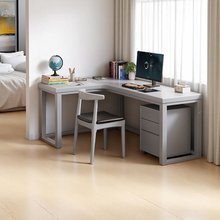 Load image into Gallery viewer, L-Shaped Eco-Friendly Solid Wood Study &amp; Home Office Table - Mr Nanyang