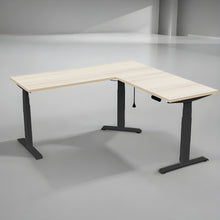 Load image into Gallery viewer, ErgoFlex Adjustable L-Shape Office Desk - Mr Nanyang