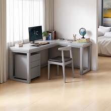 Load image into Gallery viewer, L-Shaped Eco-Friendly Solid Wood Study &amp; Home Office Table - Mr Nanyang