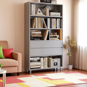 Modular Solid Wood Bookcase & Bookshelf Collection - Mr Nanyang