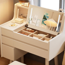 Load image into Gallery viewer, Compact Wooden Dressing Table with Vanity Mirror &amp; Drawers - Mr Nanyang