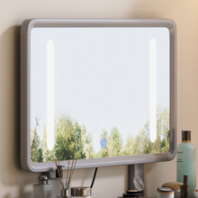 Load image into Gallery viewer, Modern Vanity Table Set - LED Mirror with Storage &amp; Stool - Mr Nanyang