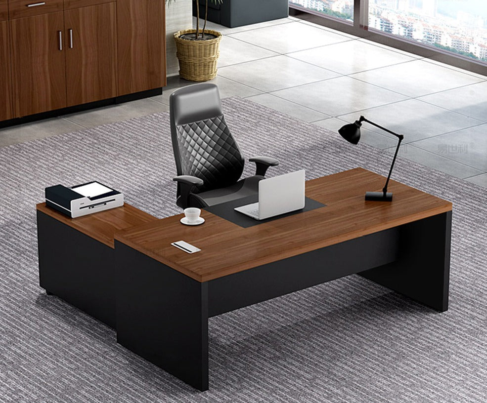 SpaceMax L-Shape Office Desk - Mr Nanyang