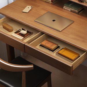 EcoStudy Master SolidWood Table with Drawers and Organizer - Mr Nanyang
