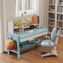 Load image into Gallery viewer, Solid Wood Study Table with Shelf Singapore