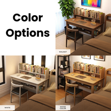 Load image into Gallery viewer, EcoStudy Master SolidWood Table with Drawers and Organizer - Mr Nanyang