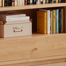 Load image into Gallery viewer, Modular Wood Bookshelf - 3-Piece Glass Door System - Mr Nanyang