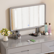 Load image into Gallery viewer, Wooden Vanity Table Set with LED Mirror - Multi-Functional - Mr Nanyang
