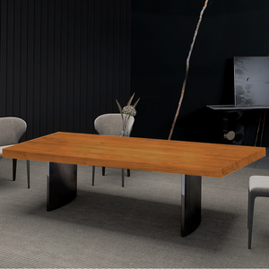 Timber Axis Solid Wood Table - Mr Nanyang