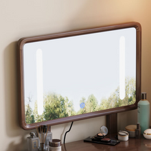 Load image into Gallery viewer, Modern Vanity Table Set - LED Mirror with Storage &amp; Stool - Mr Nanyang