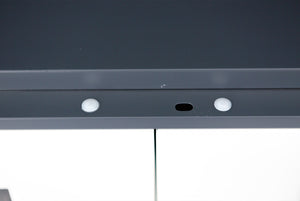 Durable Half-Height Steel-Glass Sliding Door Cabinet - Mr Nanyang