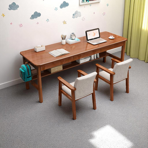 Ergonomic Wooden Accent Chair with Arms